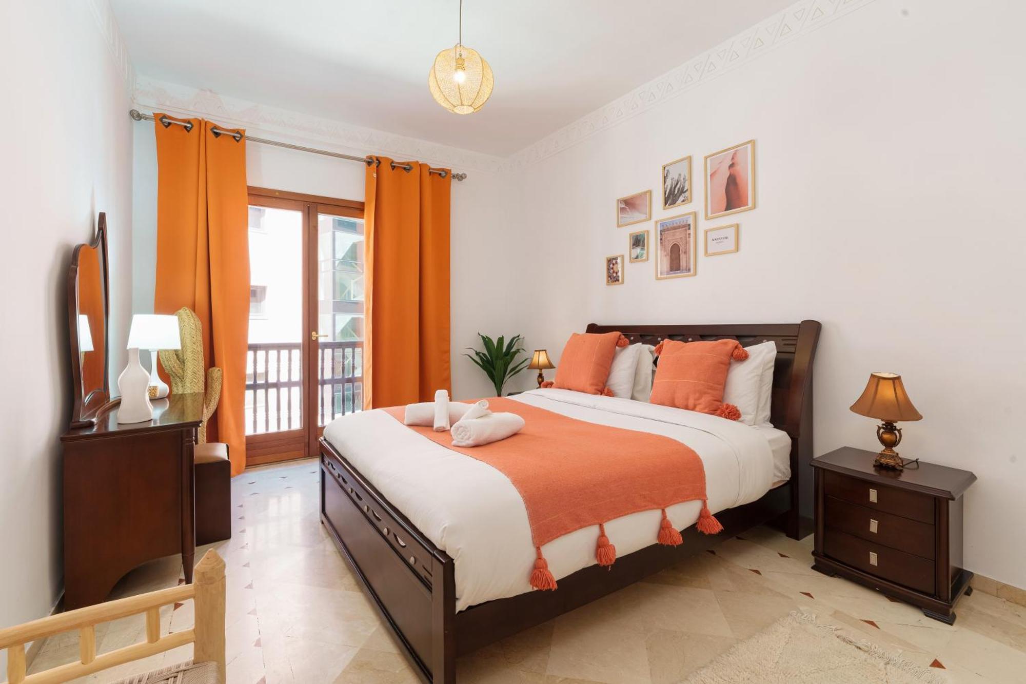 Appartement Chic Gueliz Plaza Avec Vue Marrakesh Exteriör bild